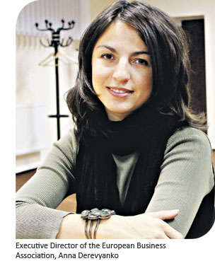 Executive Director of the European Business Association, Anna Derevyanko